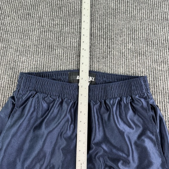 Nike Shorts Men Large Blue Basketball Dazzle Athletic Shiny Silky Smooth y2k - Picture 6 of 12